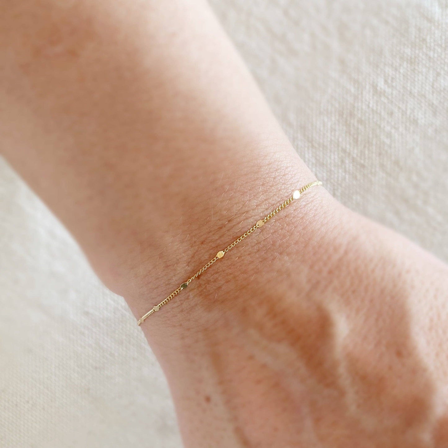 Curb Pressed Bracelet