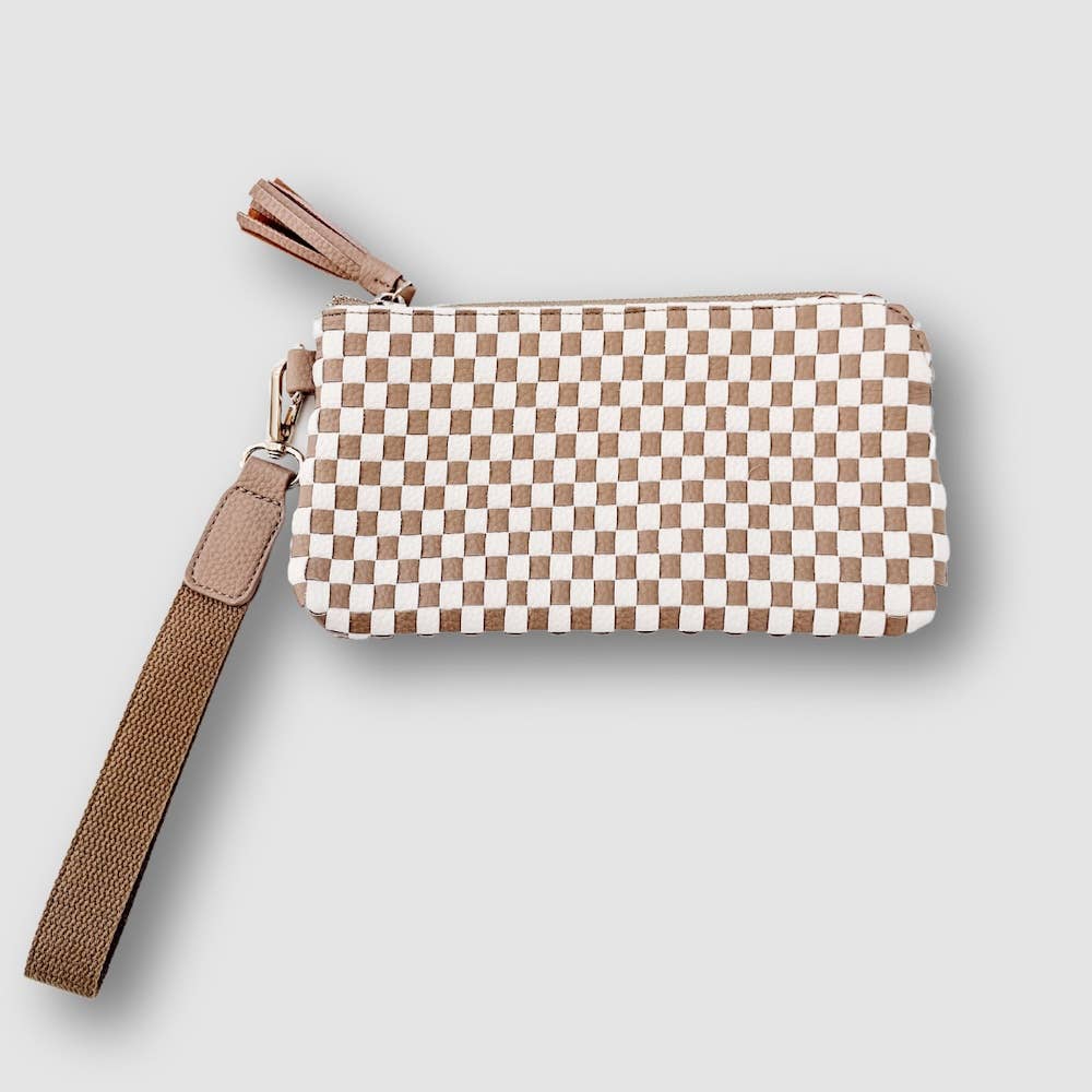 Woven Clutch Wristlet