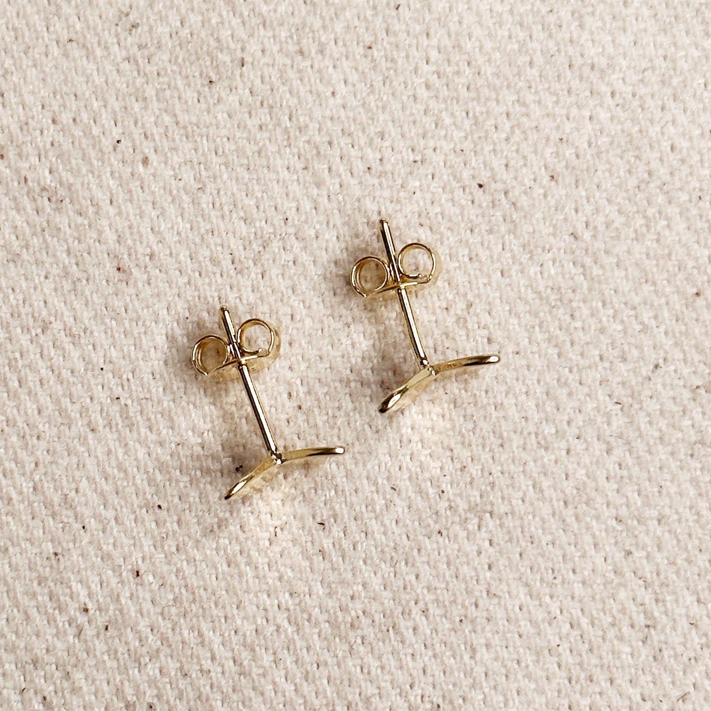 Mini Butterfly Gold Stud Earrings