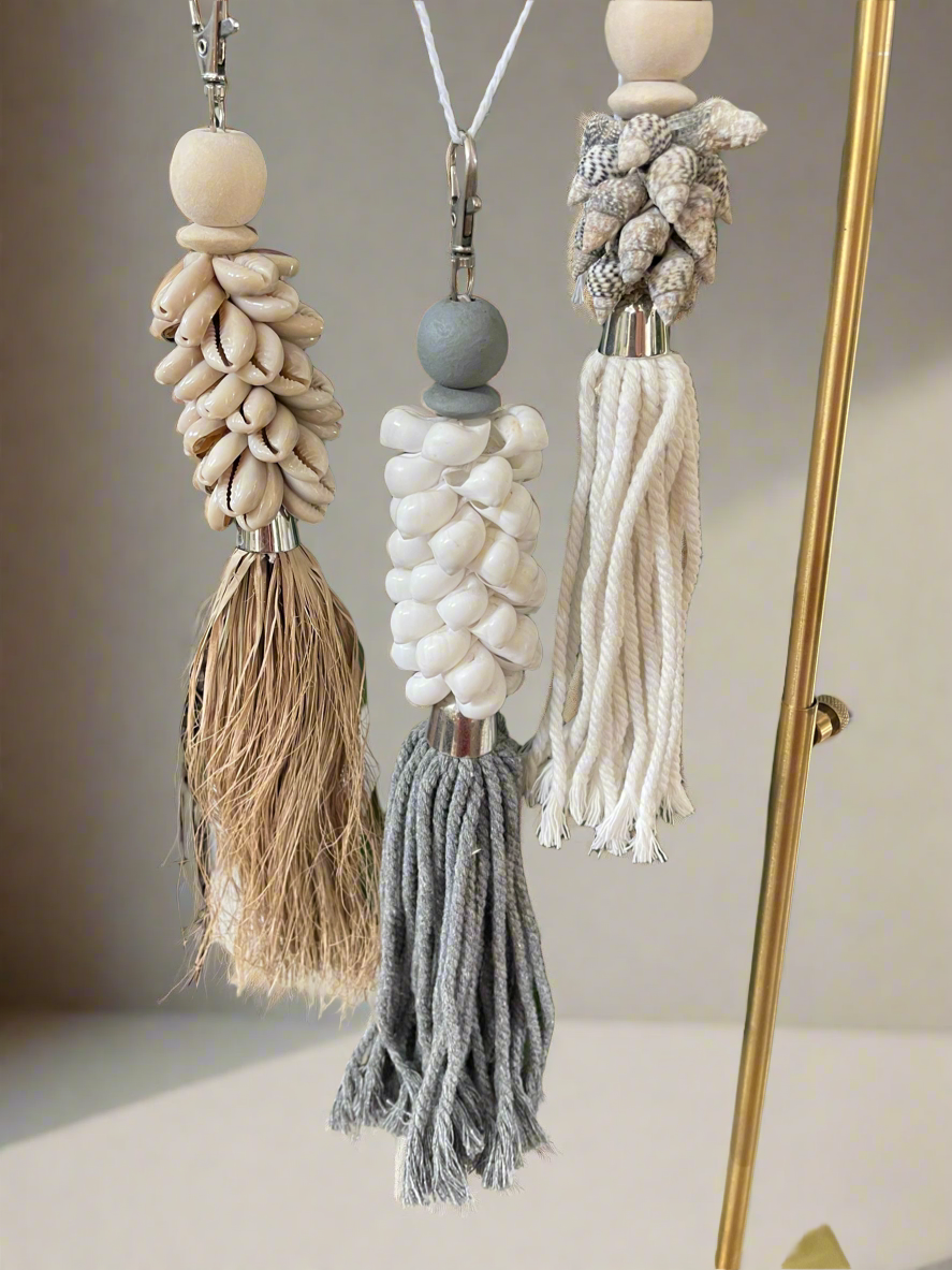 White Shell Key Chain