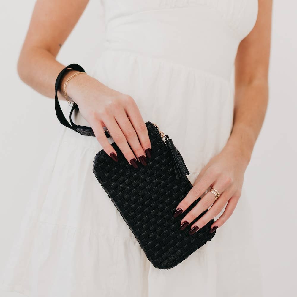 Woven Clutch Wristlet