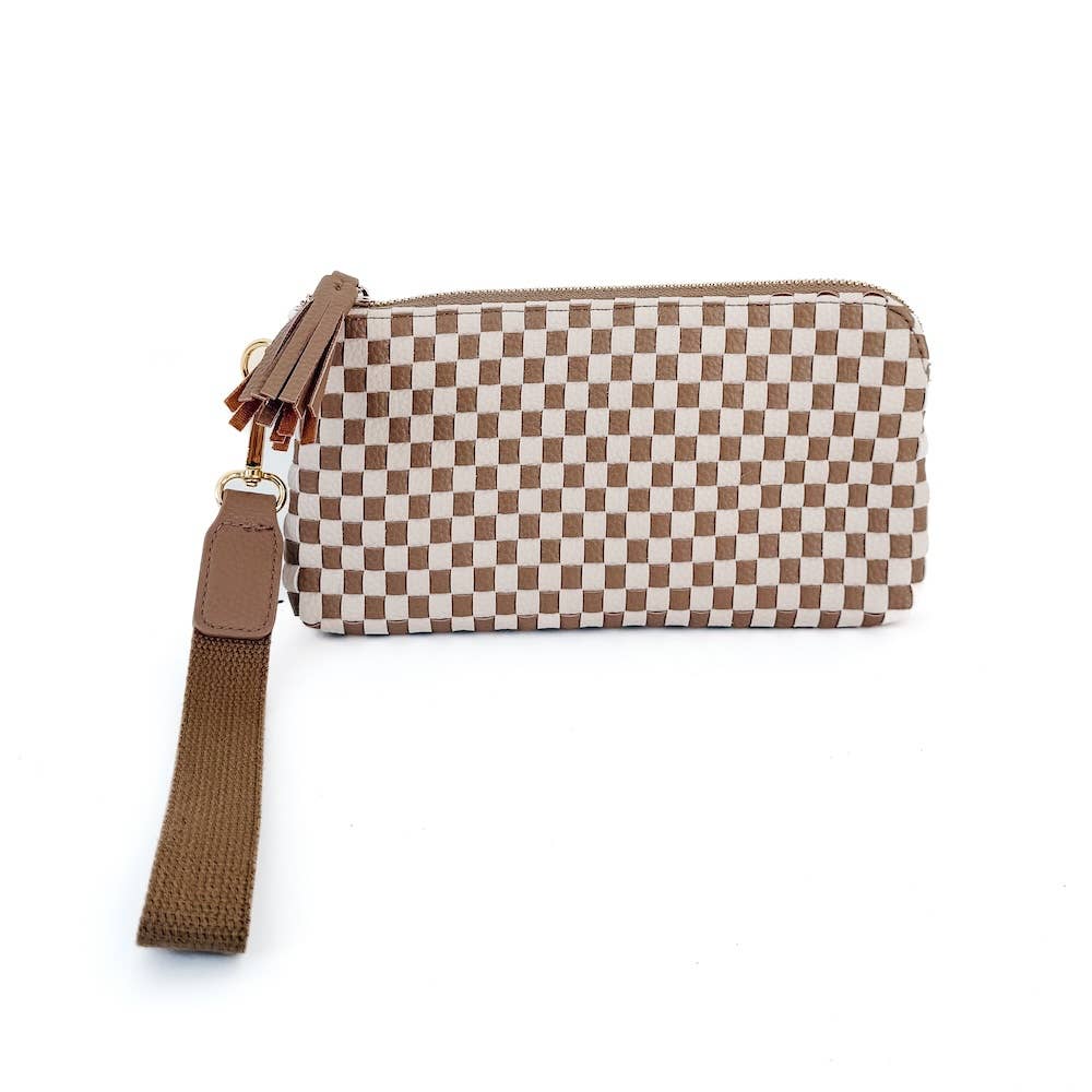 Woven Clutch Wristlet