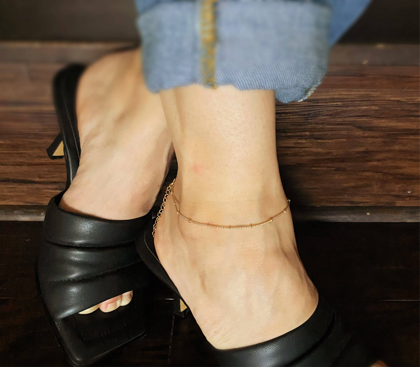 Satellite Chain Anklet