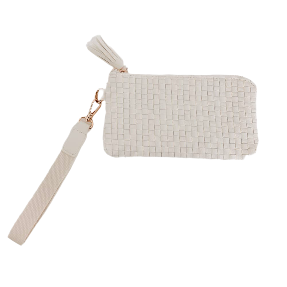 Woven Clutch Wristlet