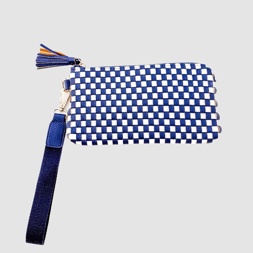 Woven Clutch Wristlet