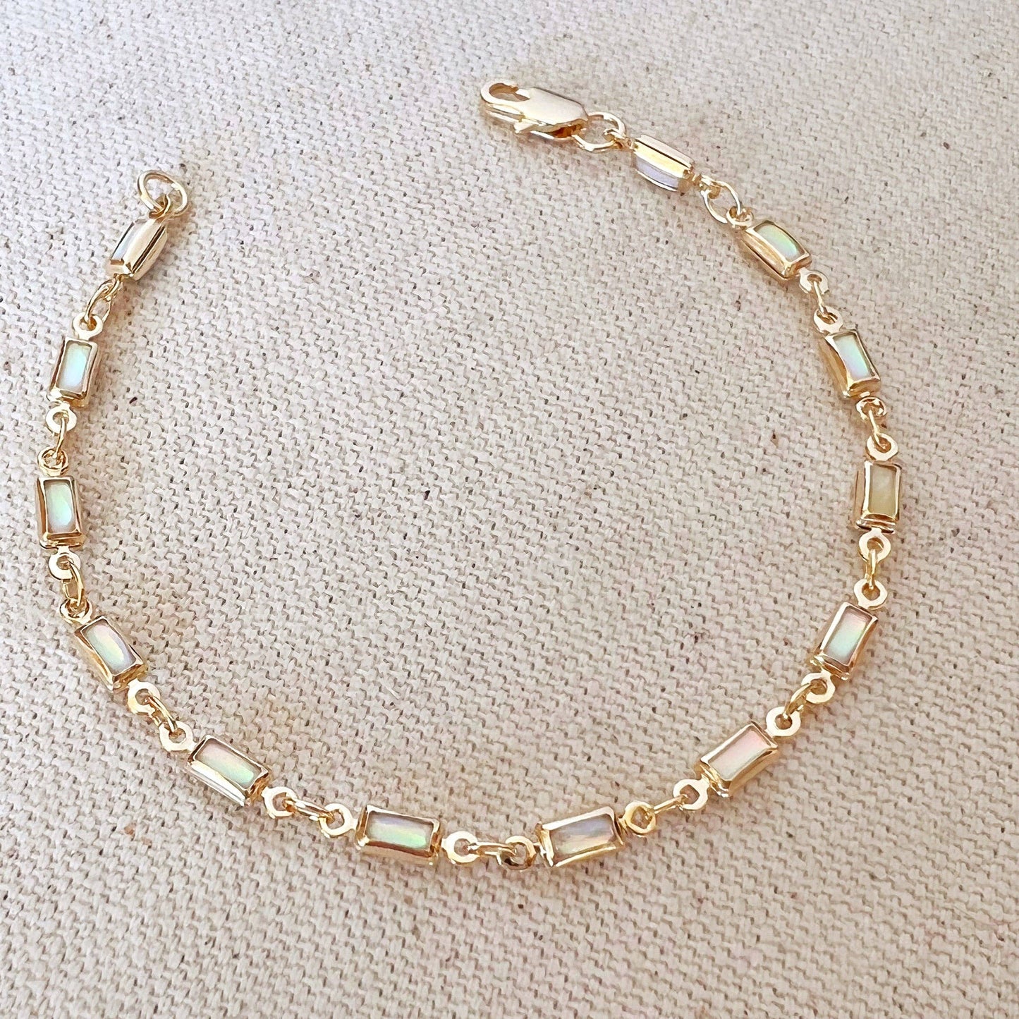 Opal Gold Bracelet