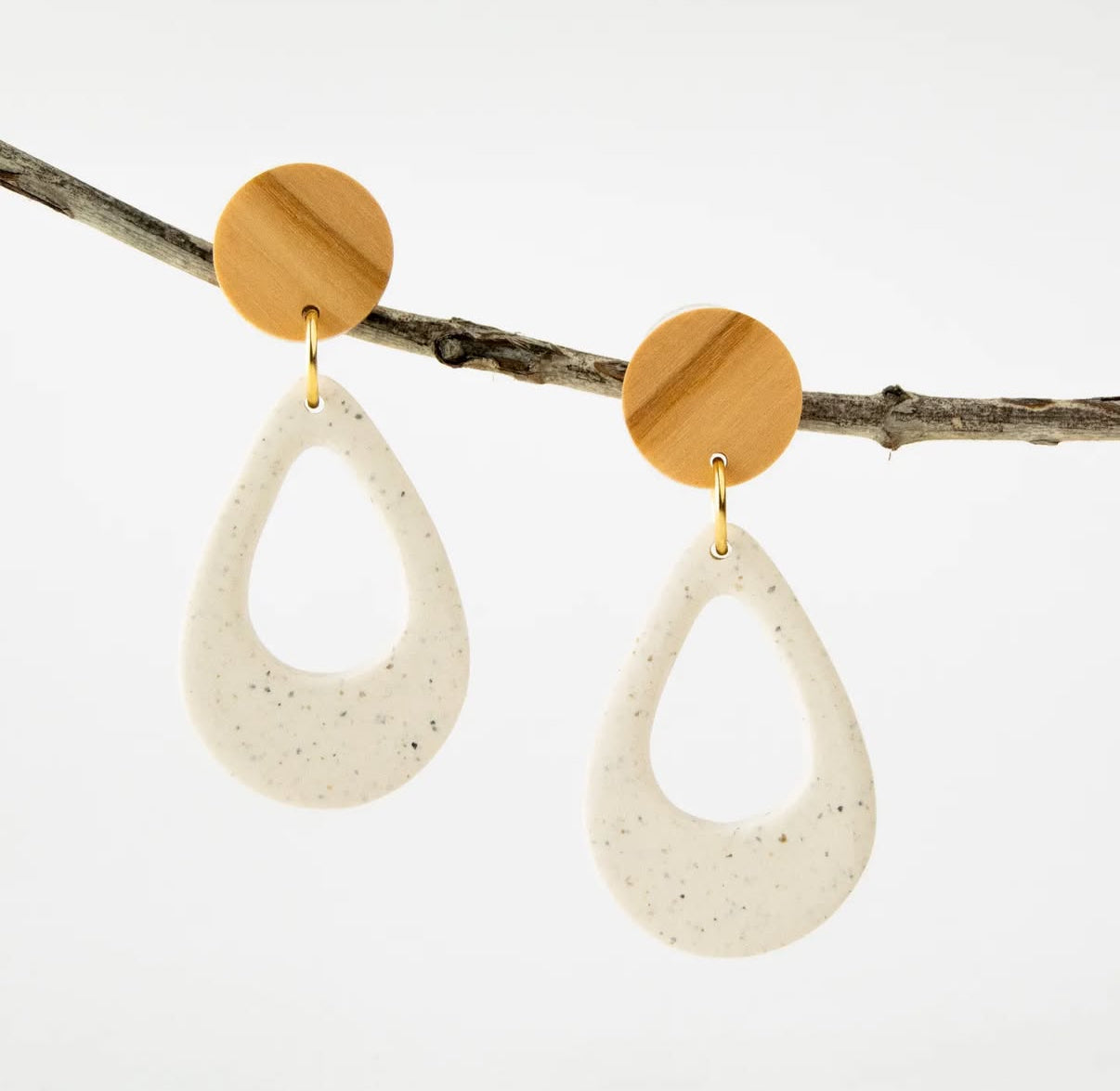 Olive Drop Earrings