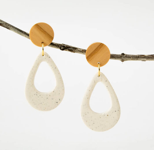 Olive Drop Earrings