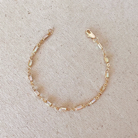 Opal Gold Bracelet