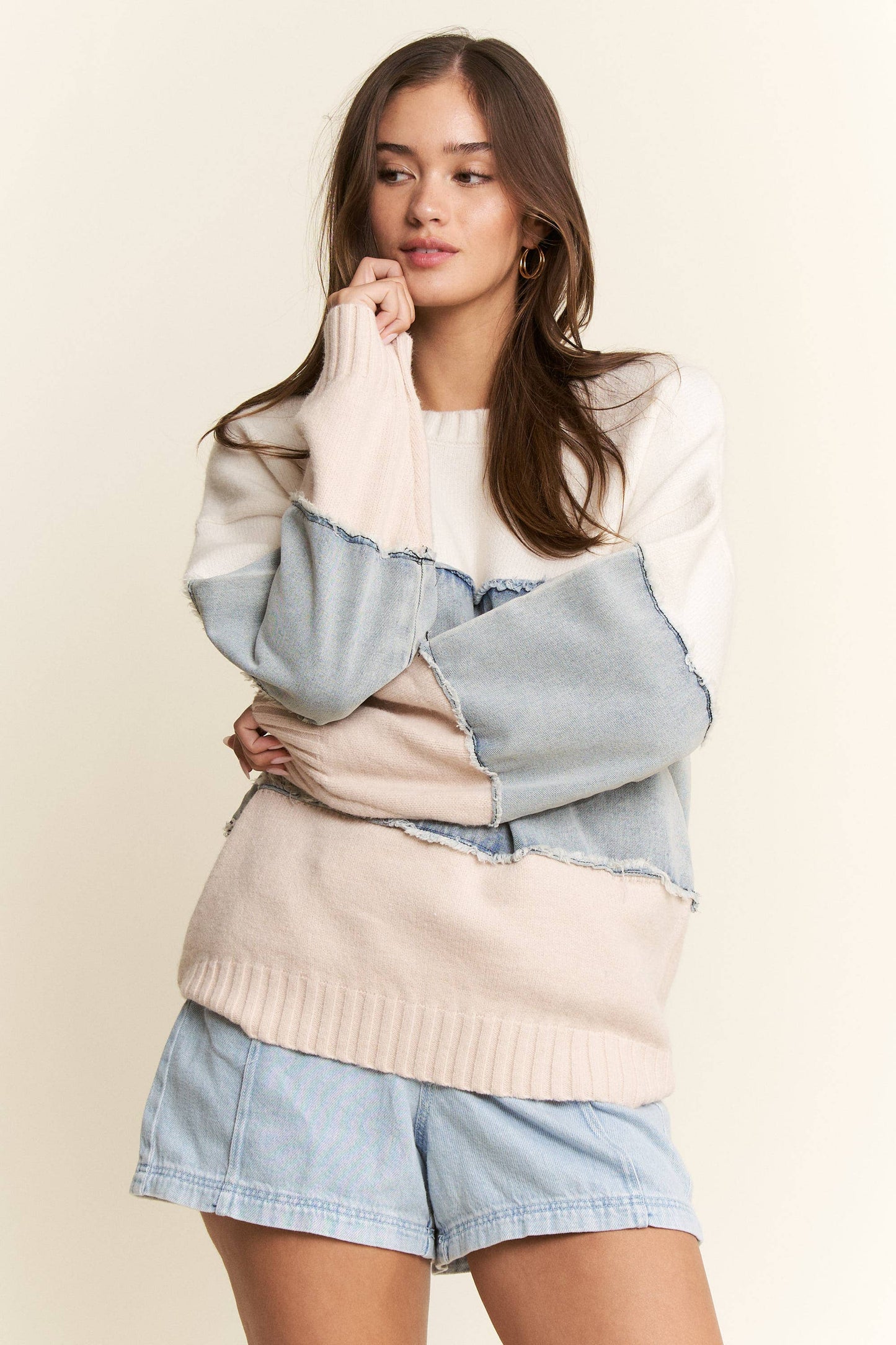 HORIZONTAL STRIPE SWEATER