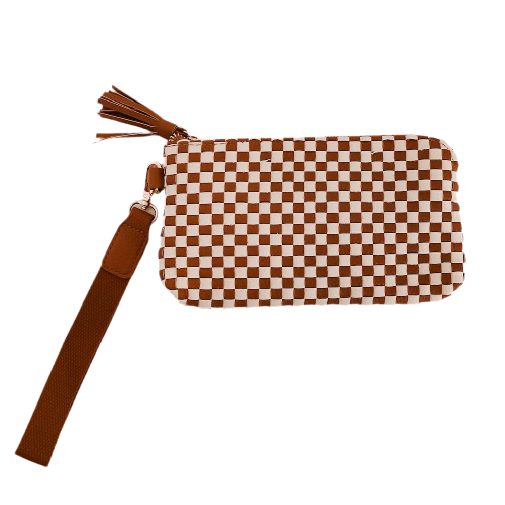 Woven Clutch Wristlet