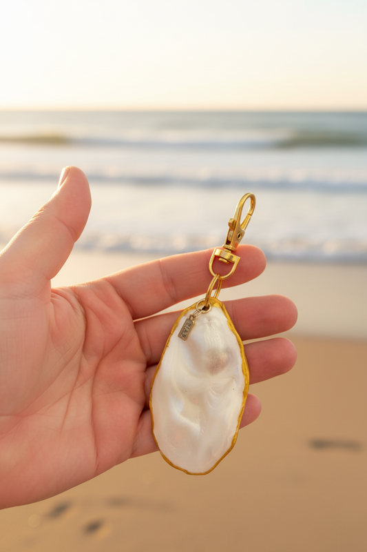 Oyster Keychain/ Bag Accessory