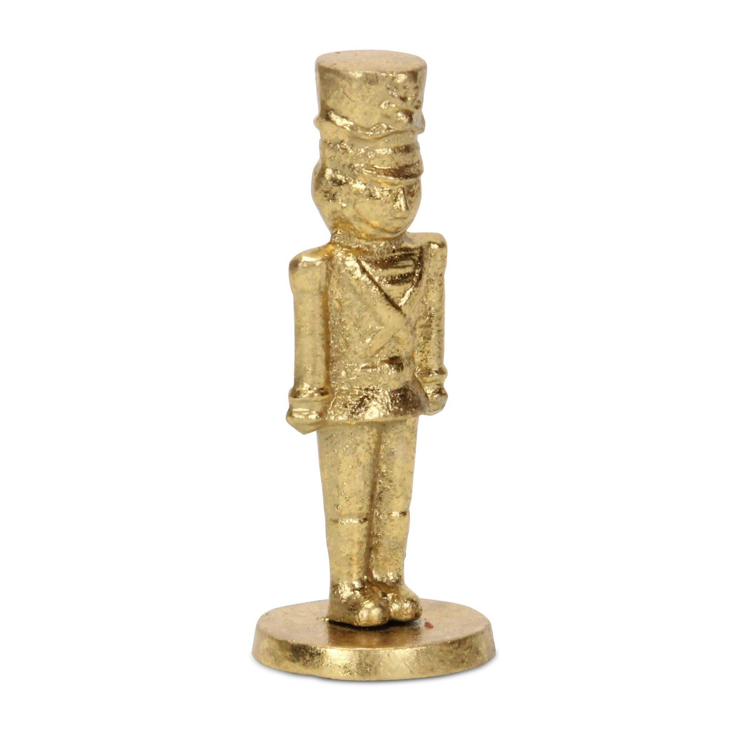 Gold Cast Iron Nutcracker Figurine