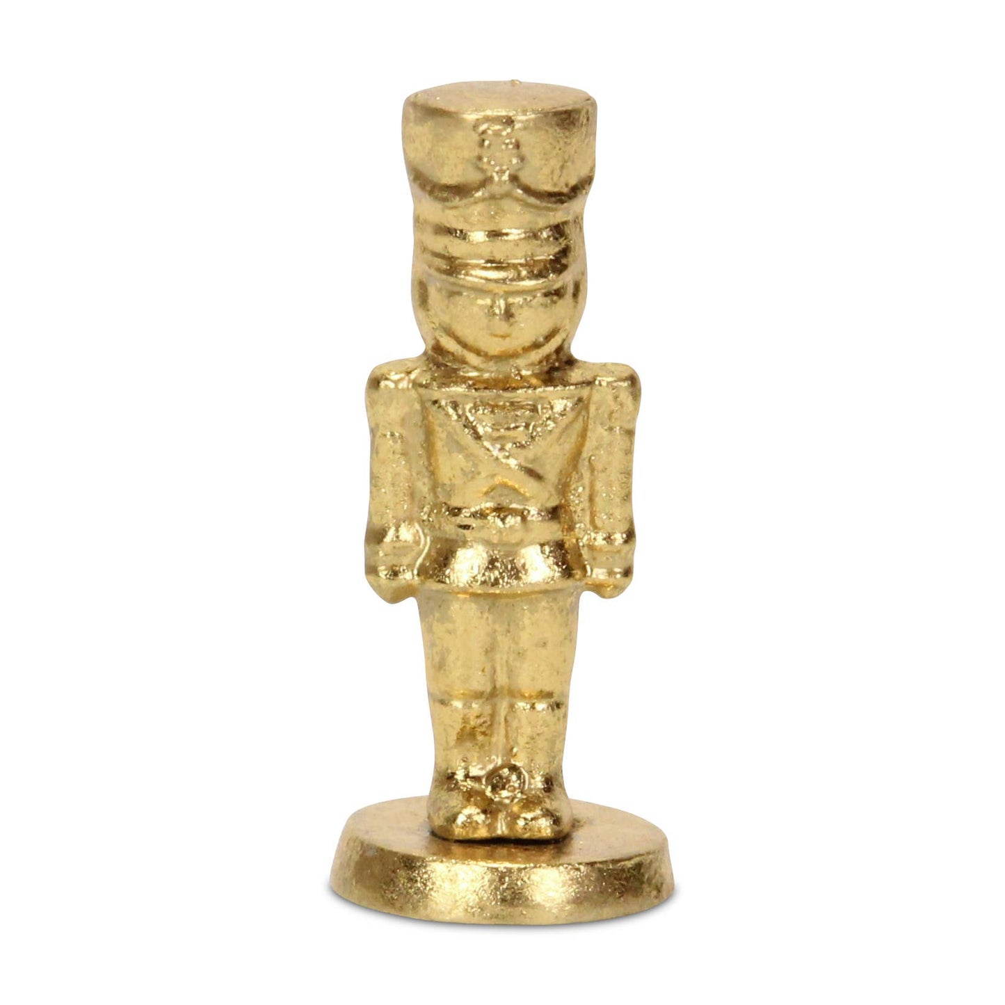 Gold Cast Iron Nutcracker Figurine
