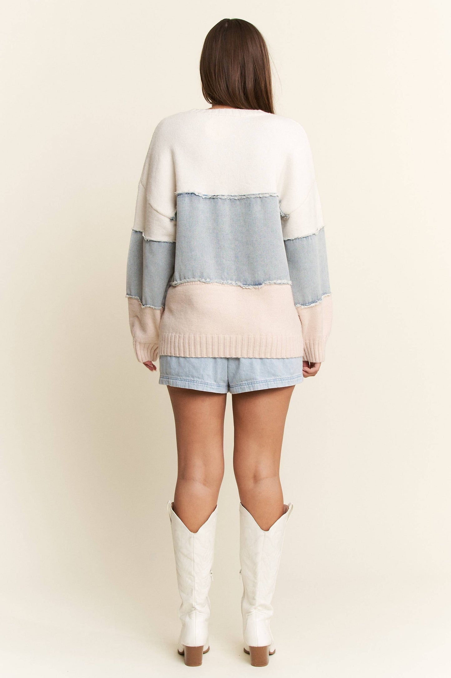 HORIZONTAL STRIPE SWEATER